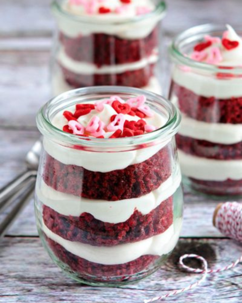 Postres premium en vaso